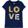 imageOSHKOSH BGOSH Girls Sequin ShortSleeve TShirtLove Sequin