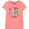 imageOSHKOSH BGOSH Girls Sequin ShortSleeve TShirtNeon Island Fever