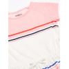 imageOSHKOSH BGOSH Girls ShortSleeve Knit TunicPeach Multi Stripe