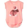 imageOSHKOSH BGOSH Girls ShortSleeve Knit TunicOrange Bunny