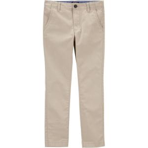 imageOSHKOSH BGOSH Boys Slim Stretch Chino PantsSafari Khakis
