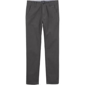 imageOSHKOSH BGOSH Boys Slim Stretch Chino PantsSolid Dark Grey