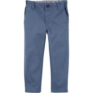 imageOSHKOSH BGOSH Boys Slim Stretch Chino PantsSolid Navy