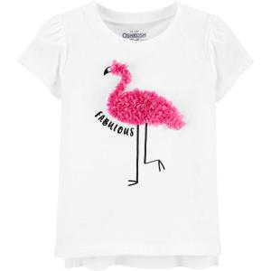 imageOSHKOSH BGOSH Girls Sequin ShortSleeve TShirtWhite 2