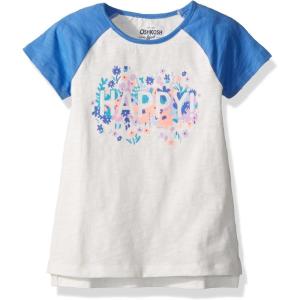 imageOSHKOSH BGOSH Girls ShortSleeve Knit TunicHappy Floral