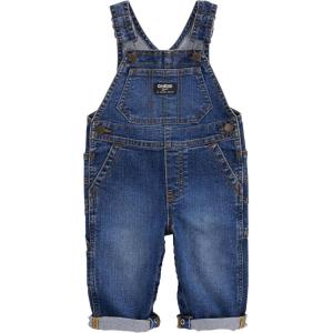 imageOshKosh BGosh Boys Worlds Best Overalls Railroad Ozone Wash 6M