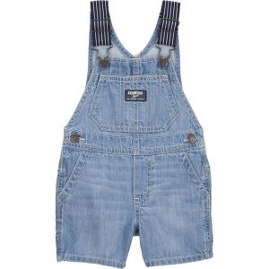 imageOshKosh BGosh Boys Worlds Best Overalls Sky Blue Shortall 12M