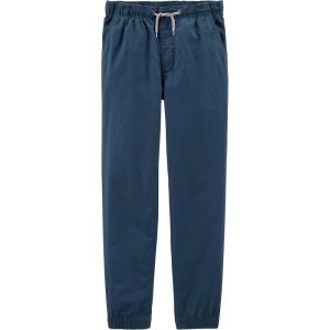 imageOSHKOSH BGOSH Boys Pullon Twill JoggersBlue Solid