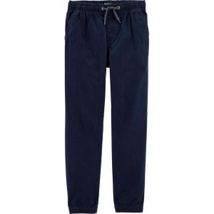 imageOSHKOSH BGOSH Boys Pullon Twill JoggersDeep Navy Solid