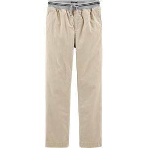 imageOSHKOSH BGOSH Boys Pullon Twill JoggersSafari Khaki Solid
