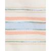 imageOSHKOSH BGOSH Boys ShortSleeve ButtonDown ShirtCream Stripes Kid