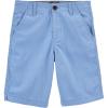 imageOSHKOSH BGOSH Boys Stretch Flat Front ShortPebble Blue