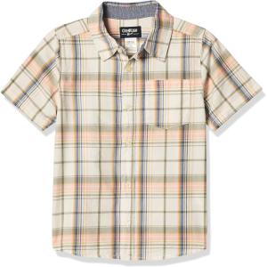 imageOSHKOSH BGOSH Boys ShortSleeve ButtonDown ShirtPlaid