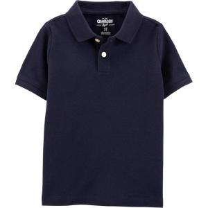 imageOSHKOSH BGOSH Boys ShortSleeve Uniform PoloDeep Navy Blue