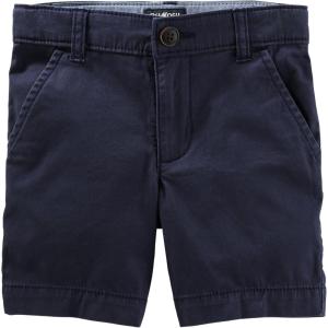 imageOSHKOSH BGOSH Boys Stretch Flat Front ShortDark Navy