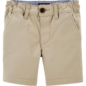 imageOSHKOSH BGOSH Boys Stretch Flat Front ShortExplorer Khaki