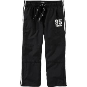 imageOshKosh BGosh Boys Classic Fit Logo Fleece PantsMatte Black