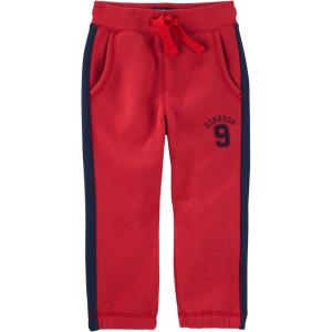 imageOshKosh BGosh Boys Classic Fit Logo Fleece PantsRed