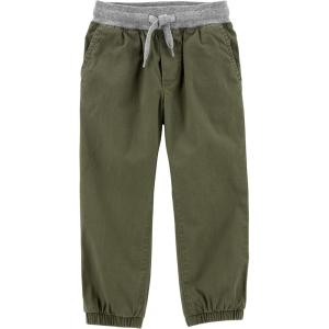 imageOshKosh BGosh Boys Stretch Canvas Pullon JoggerMilitary Green