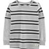 imageOSHKOSH BGOSH Boys Layered TeeGray Stripe
