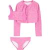 imageOSHKOSH BGOSH Girls Rashguard SetPink Print