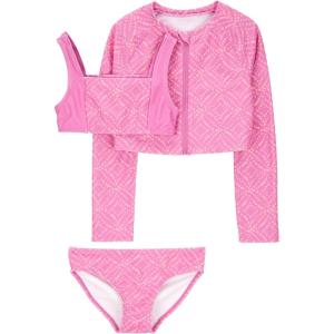 imageOSHKOSH BGOSH Girls Rashguard SetPink Print