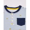 imageOSHKOSH BGOSH Boys Short Sleeve HenleySmiley Stripe