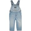 imageOSHKOSH BGOSH Baby Boys Worlds Best OverallsSun Faded Light Wash