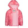 imageOSHKOSH BGOSH Baby Girls Midweight Hooded Fashion Jacket Coat with Fleece LiningFuchsia Tie Dye