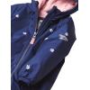 imageOSHKOSH BGOSH Girls Midweight Hooded Fashion Jacket Coat with Fleece LiningBlue Daisy