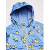 imageOSHKOSH BGOSH Girls Midweight Hooded Fashion Jacket Coat with Fleece LiningPeriwinkle Blue Lemons