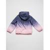 imageOSHKOSH BGOSH Girls Midweight Hooded Fashion Jacket Coat with Fleece LiningPink Blue Ombre