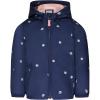 imageOSHKOSH BGOSH Girls Midweight Hooded Fashion Jacket Coat with Fleece LiningBlue Daisy