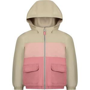 imageOSHKOSH BGOSH Baby Girls Midweight Hooded Fashion Jacket Coat with Fleece LiningKhaki