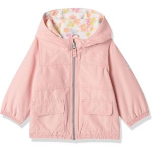 imageOSHKOSH BGOSH Baby Girls Midweight Hooded Fashion Jacket Coat with Fleece LiningLight Pink