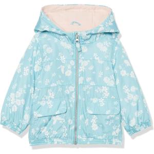 imageOSHKOSH BGOSH Baby Girls Midweight Hooded Fashion Jacket Coat with Fleece LiningSeafoam