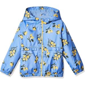 imageOSHKOSH BGOSH Girls Midweight Hooded Fashion Jacket Coat with Fleece LiningPeriwinkle Blue Lemons