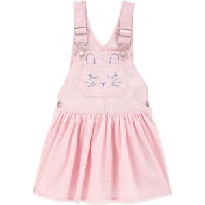imageOSHKOSH BGOSH Baby Girls Worlds Best OverallsPink Bunny Wbo