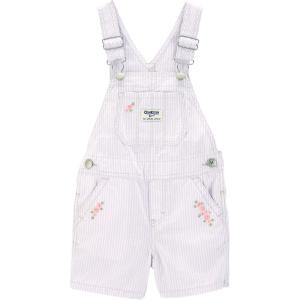 imageOSHKOSH BGOSH Baby Girls Worlds Best OverallsPurple Stripe
