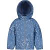 imageOSHKOSH BGOSH Baby Girls Fleece Lined Water Resistant Midweight Hooded JacketChambray Ditsy Floral