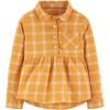 imageOSHKOSH BGOSH Girls Woven TopGolden Fields Plaid