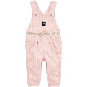 imageOSHKOSH BGOSH babygirls Worlds Best OverallsPink Hickory