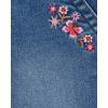 imageOSHKOSH BGOSH girls Worlds Best OverallsDenim Embroidered Shortall
