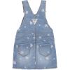 imageOSHKOSH BGOSH girls Worlds Best OverallsDenim Heart Skirtall