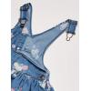 imageOSHKOSH BGOSH girls Worlds Best OverallsFloral Denim