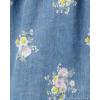 imageOSHKOSH BGOSH girls Worlds Best OverallsFloral Skirtall