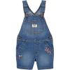 Denim Embroidered Shortall