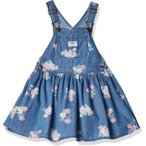 imageOSHKOSH BGOSH girls Worlds Best OverallsFloral Denim