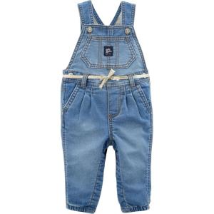 imageOSHKOSH BGOSH girls Worlds Best OverallsKnit Denim