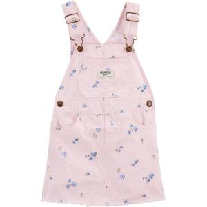 imageOSHKOSH BGOSH girls Worlds Best OverallsPink Hickory Floral